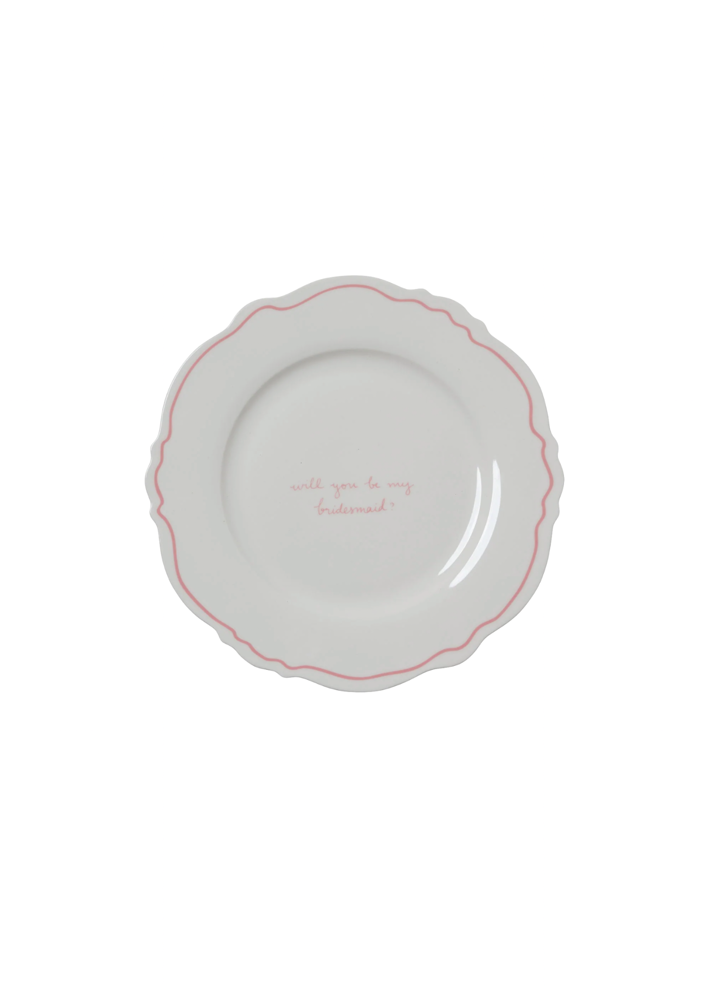 Will you be my Bridesmaid? Plate