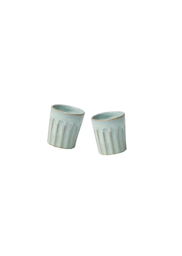 Ceramic Espresso Mug PAIR — SURF