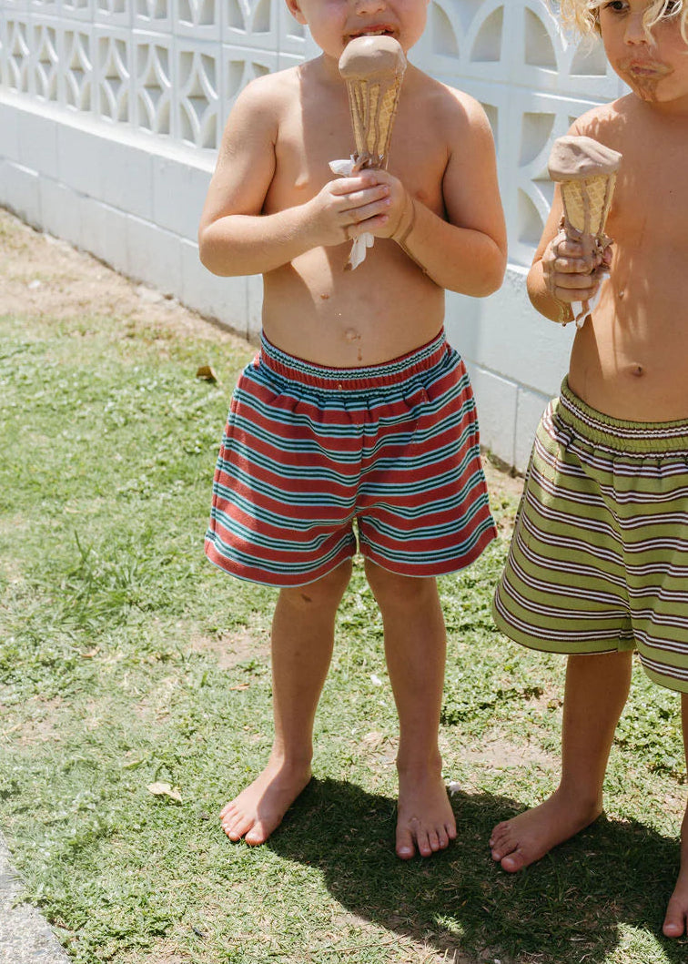 Ribbed Shorts — Desert Tide