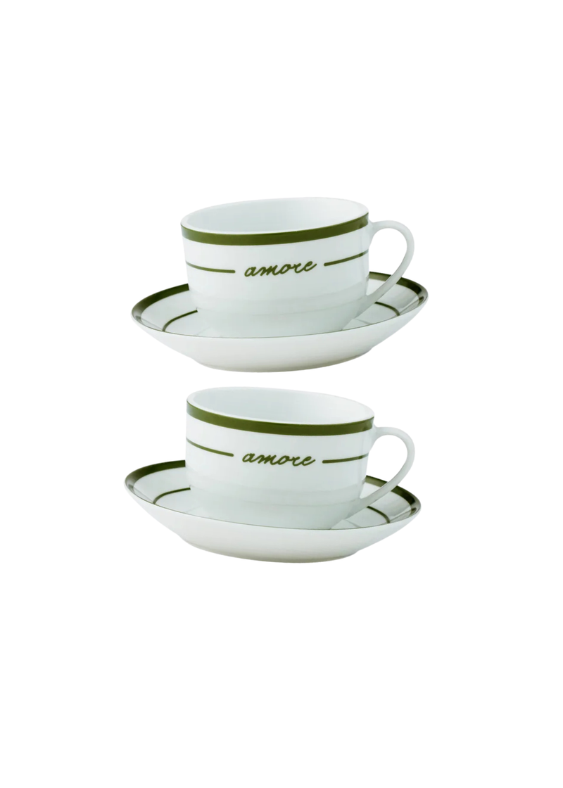 Amore Mug + Saucer