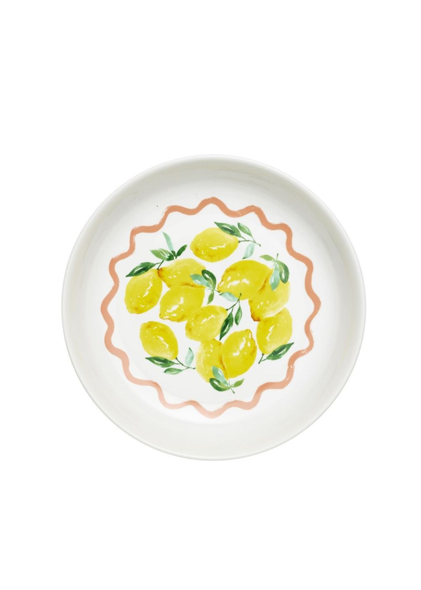 Limone Round Serving Bowl