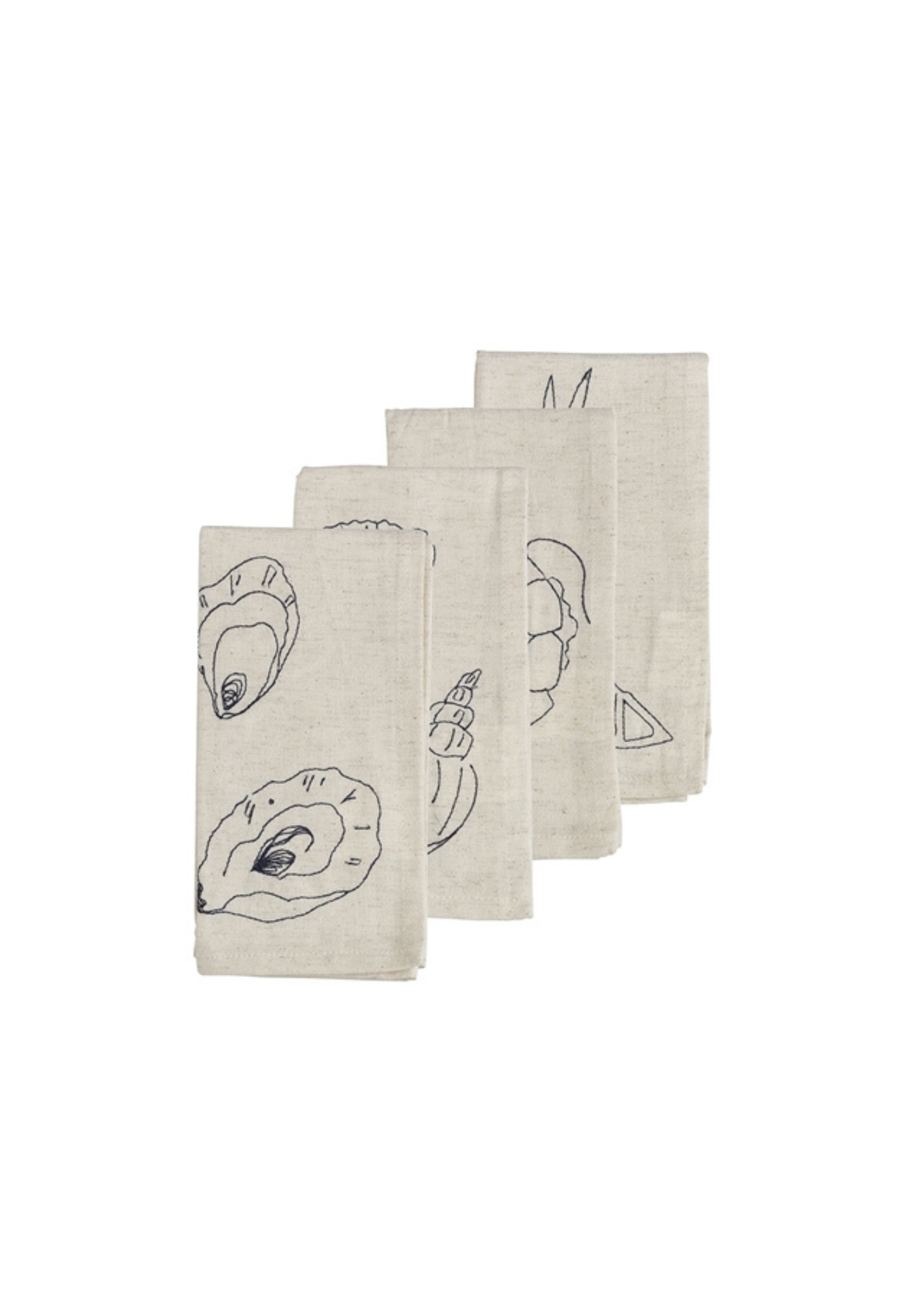 Feast Napkins Flax — Set X4