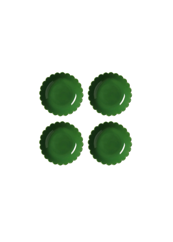Green Scallop Bowls — In The Roundhouse SET