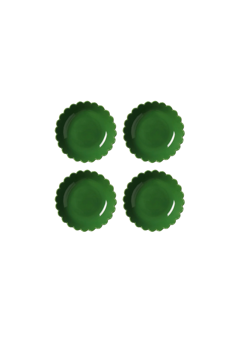 Green Scallop Bowls — In The Roundhouse SET