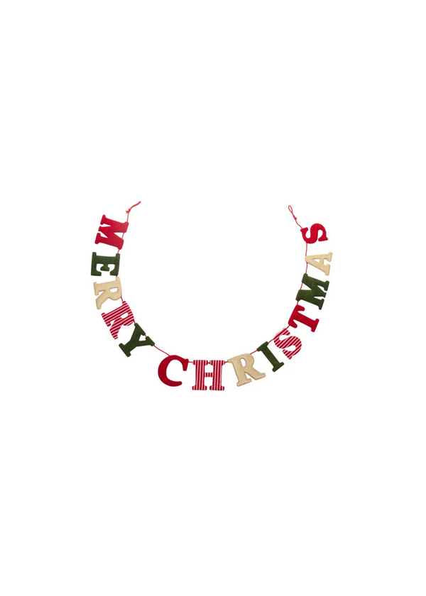 Merry Christmas Garland