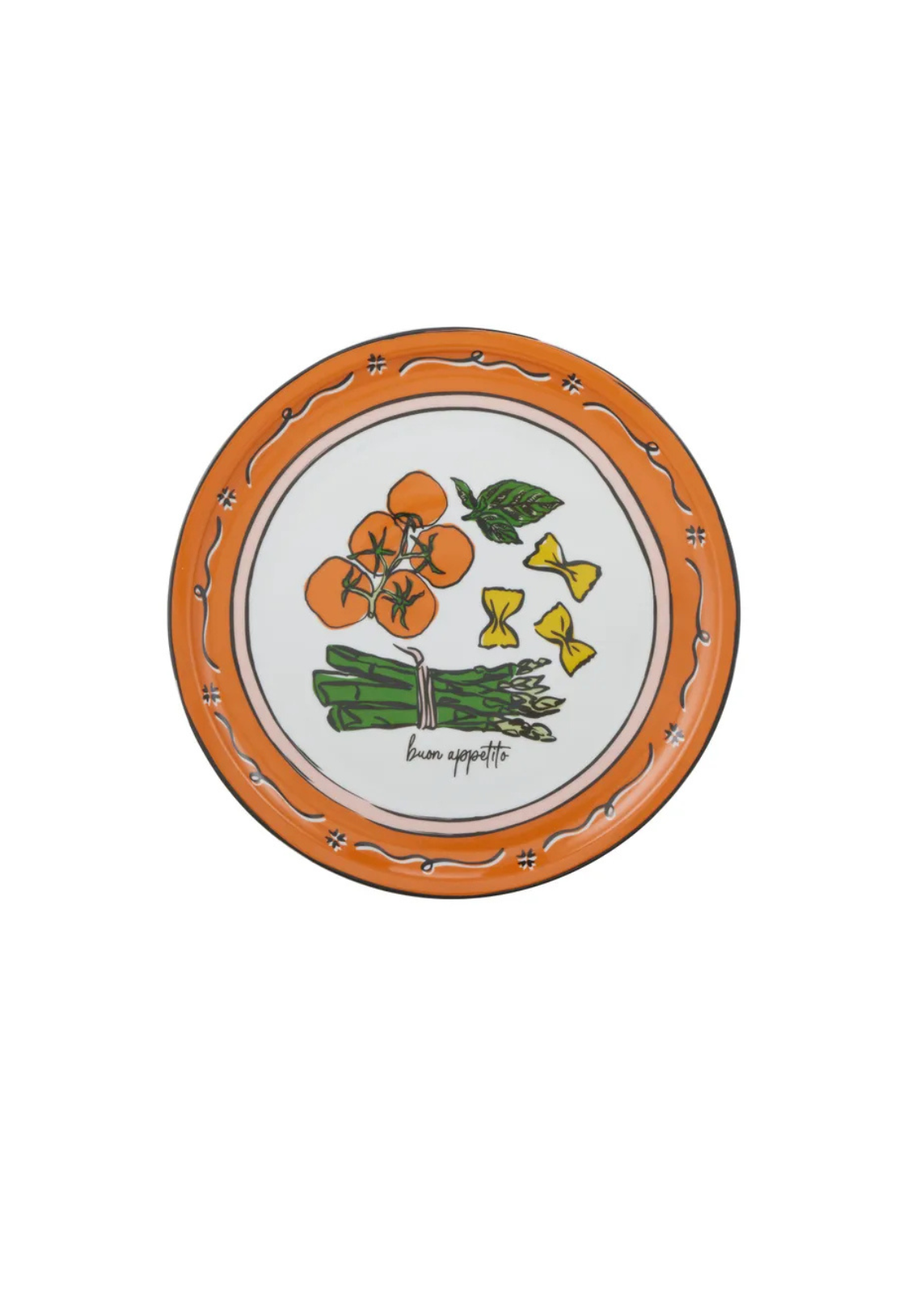 Deli Ceramic Round Platter — FINAL SALE