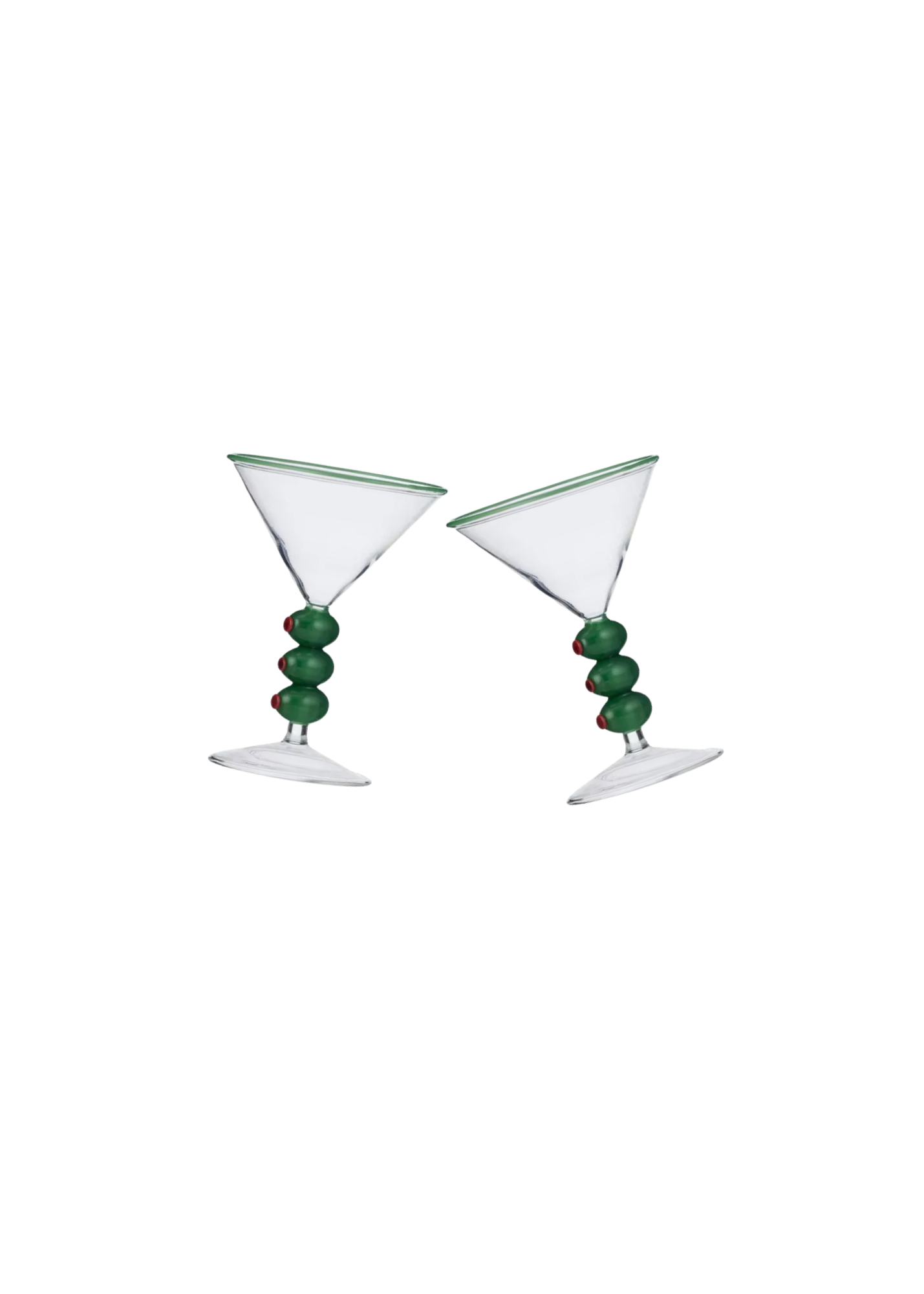 Olive Cocktail Glass — PAIR
