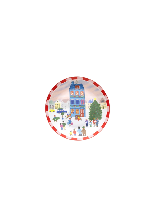 Night Before Side Plate —Village