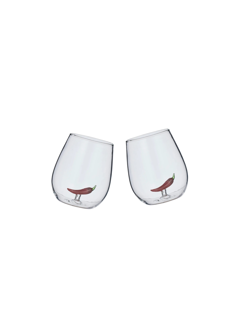 Chilli Glass Tumbler