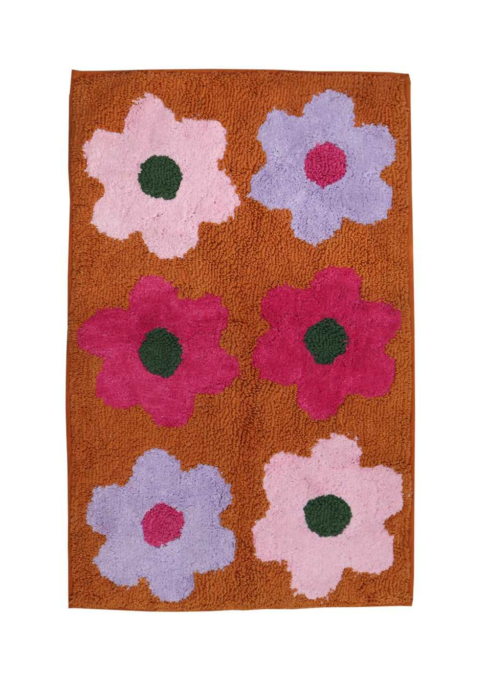 Flowerbed Bath Mat