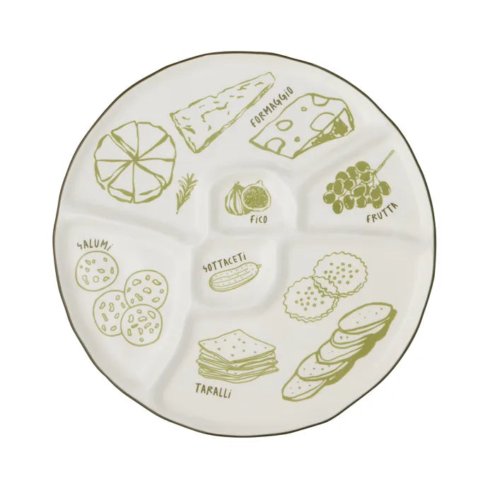 Deli Ceramic Cheese Platter  — IMperfect