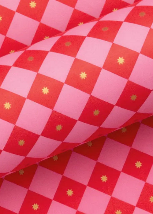 Checkerboard Wrapping Roll — 10m